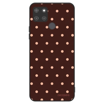 Hülle für Realme C21Y - Peach Dots & Chocolate