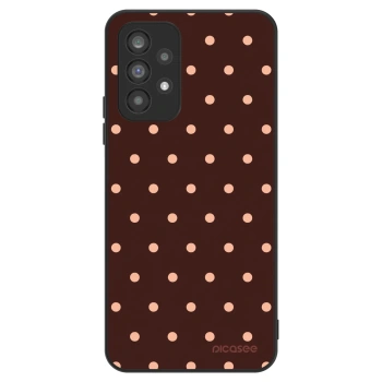 Hülle für Samsung Galaxy A73 5G - Peach Dots & Chocolate