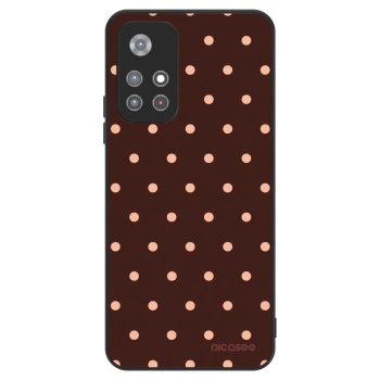 Hülle für Xiaomi Redmi Note 11S 5G - Peach Dots & Chocolate