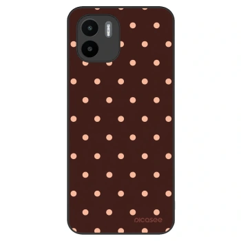 Hülle für Xiaomi Redmi A2 - Peach Dots & Chocolate