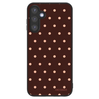 Hülle für Samsung Galaxy A15 A156B 5G - Peach Dots & Chocolate