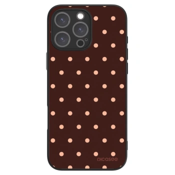 Picasee ULTIMATE CASE MagSafe für Apple iPhone 16 Pro Max - Peach Dots & Chocolate