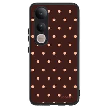 Hülle für Vivo V50 Lite 5G - Peach Dots & Chocolate