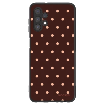 Hülle für Samsung Galaxy A13 5G - Peach Dots & Chocolate
