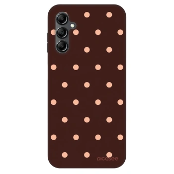 Hülle für Samsung Galaxy A16 5G - Peach Dots & Chocolate