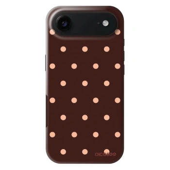 Hülle für Apple iPhone Air - Peach Dots & Chocolate