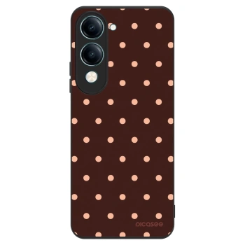 Hülle für Vivo Y29s 5G - Peach Dots & Chocolate