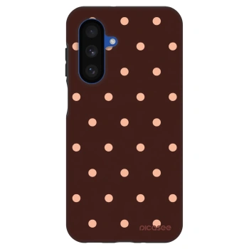 Hülle für Samsung Galaxy A17 5G - Peach Dots & Chocolate