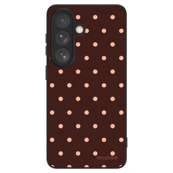 Picasee ULTIMATE CASE für Samsung Galaxy S26 - Peach Dots & Chocolate