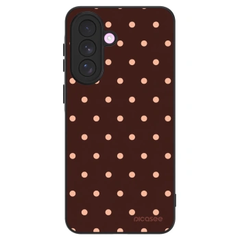 Picasee ULTIMATE CASE für Samsung Galaxy A57 5G - Peach Dots & Chocolate