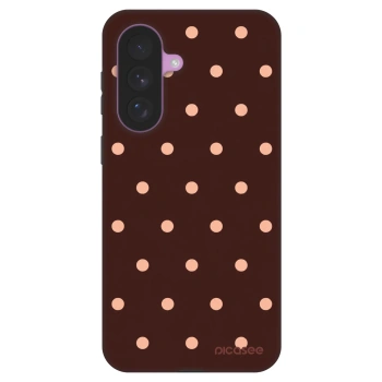 Hülle für Samsung Galaxy A57 5G - Peach Dots & Chocolate