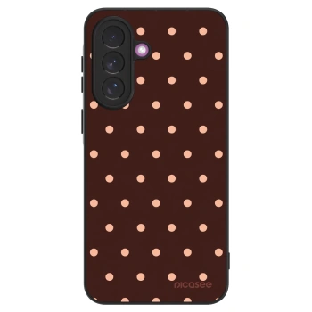 Hülle für Samsung Galaxy A37 - Peach Dots & Chocolate