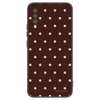 Hülle für Samsung Galaxy A30s A307F - Peach Dots & Chocolate