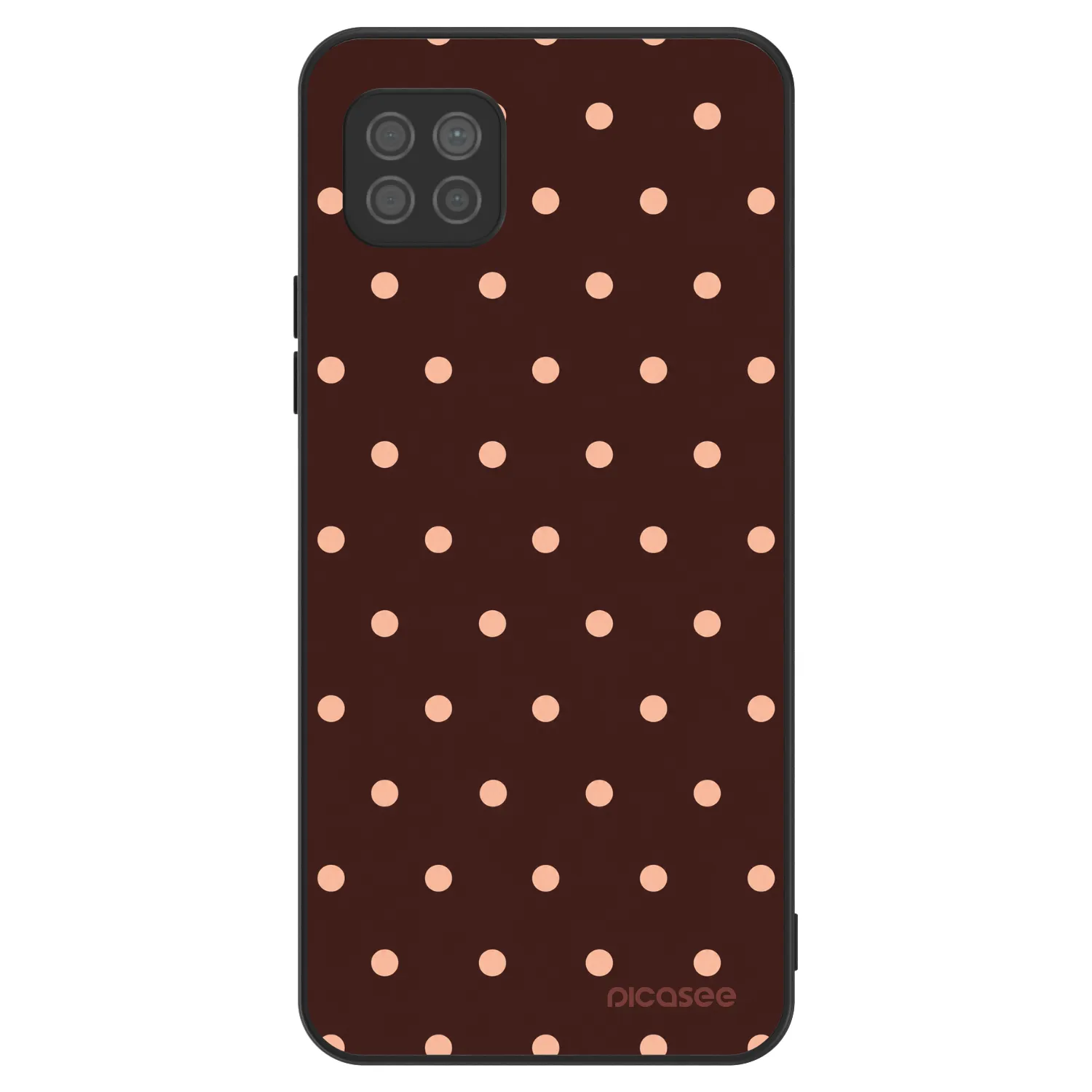Picasee ULTIMATE CASE für Huawei P40 Lite - Peach Dots & Chocolate