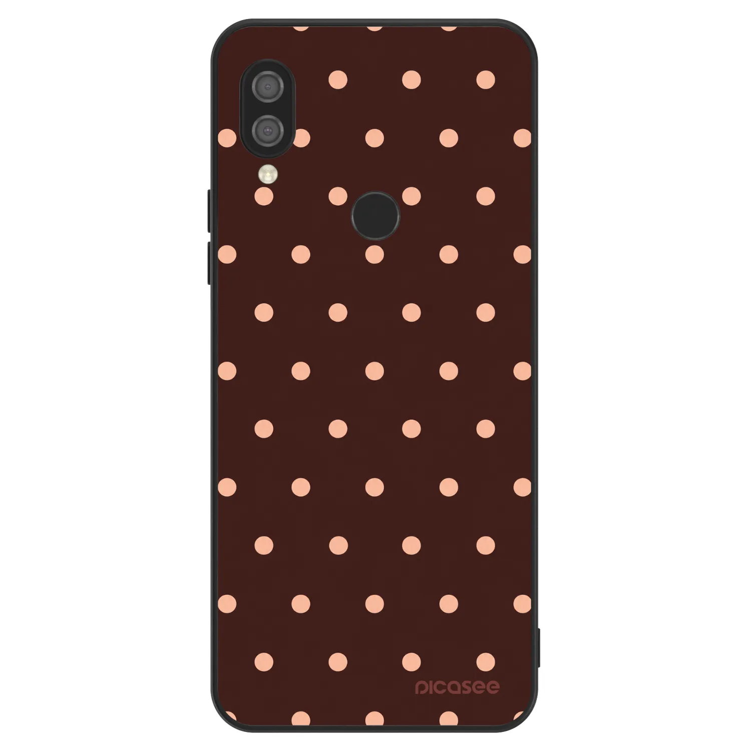 Picasee ULTIMATE CASE für Xiaomi Redmi 7 - Peach Dots & Chocolate
