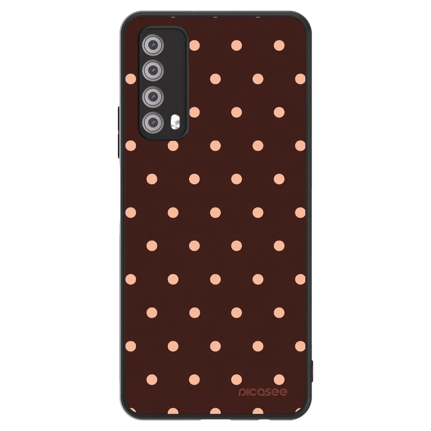 Picasee ULTIMATE CASE für Huawei P Smart 2021 - Peach Dots & Chocolate