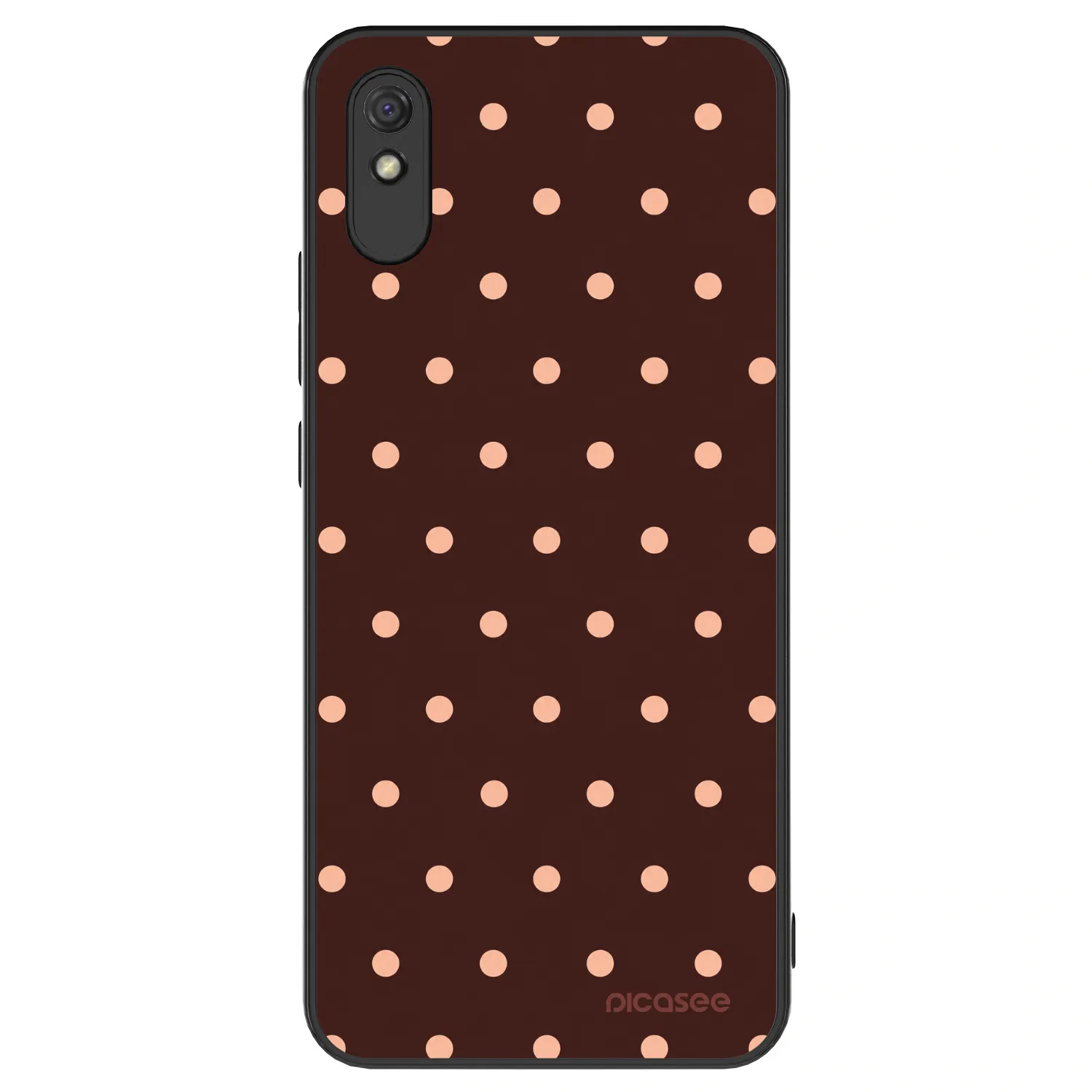 Picasee ULTIMATE CASE für Xiaomi Redmi 9AT - Peach Dots & Chocolate
