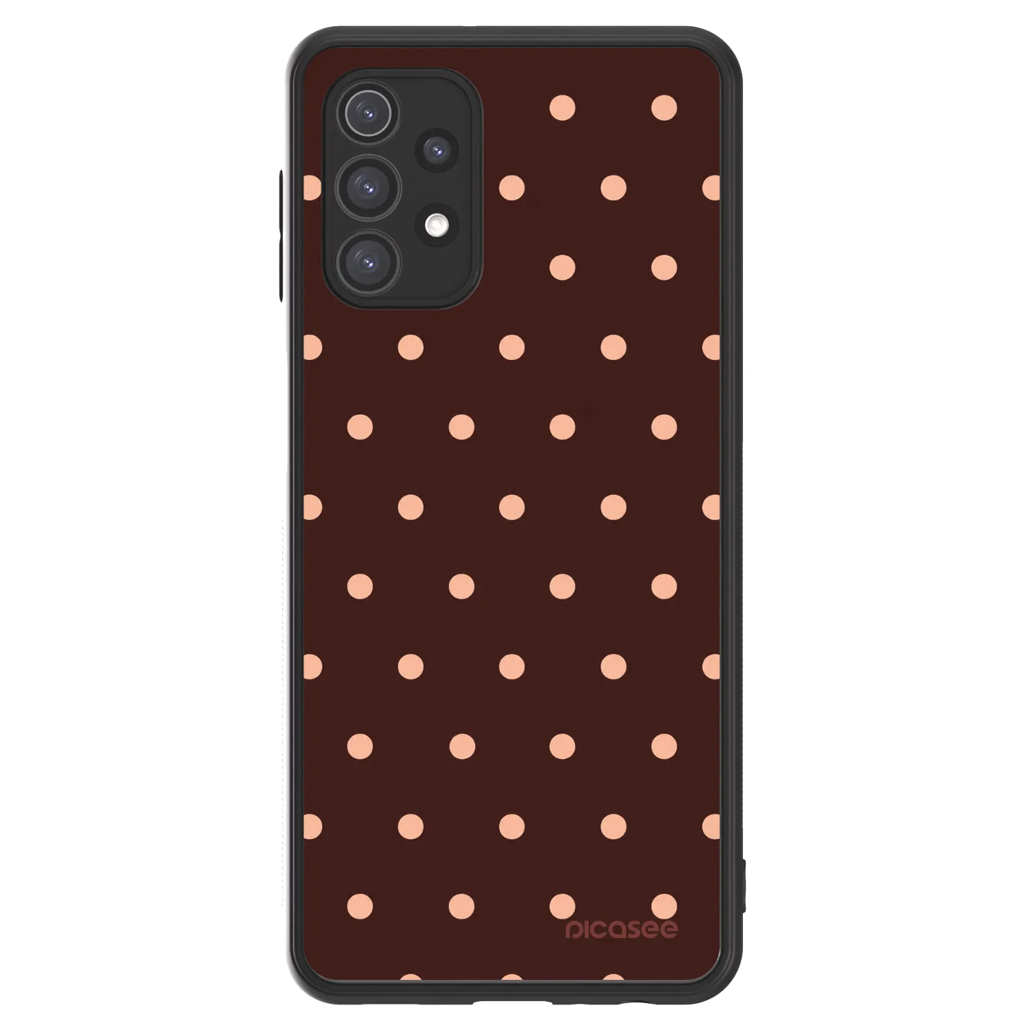 Picasee ULTIMATE CASE für Samsung Galaxy A32 5G A326B - Peach Dots & Chocolate