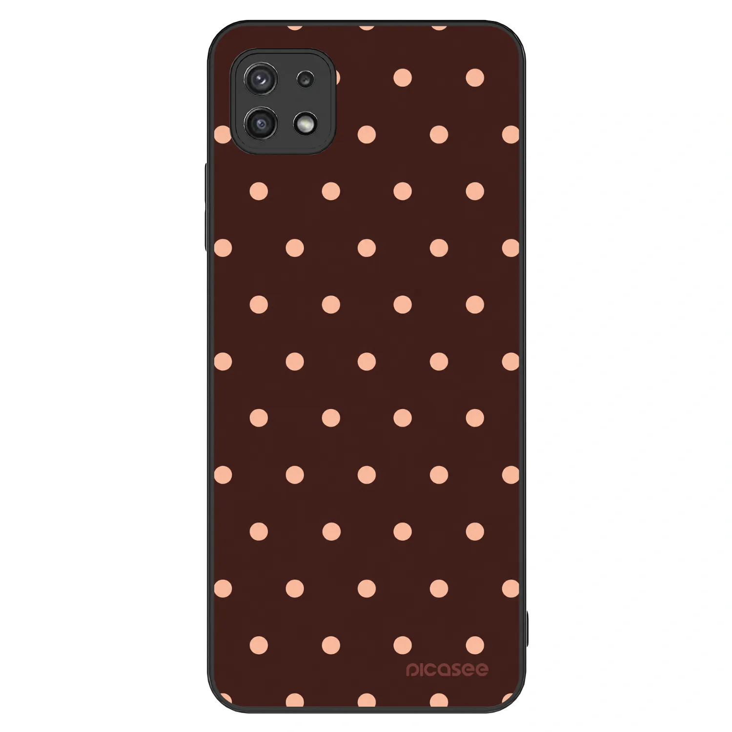 Picasee ULTIMATE CASE für Samsung Galaxy A22 A226B 5G - Peach Dots & Chocolate