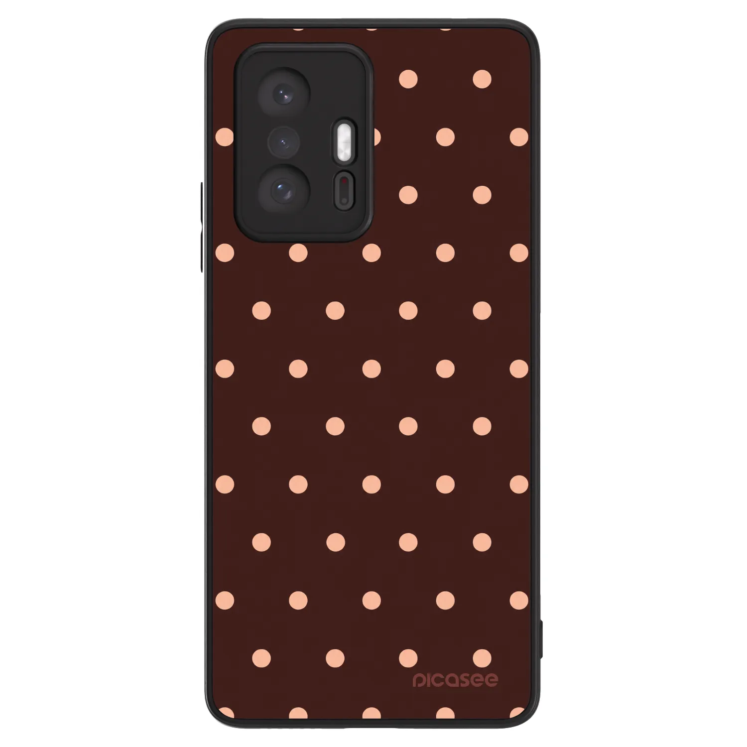 Picasee ULTIMATE CASE für Xiaomi 11T Pro - Peach Dots & Chocolate