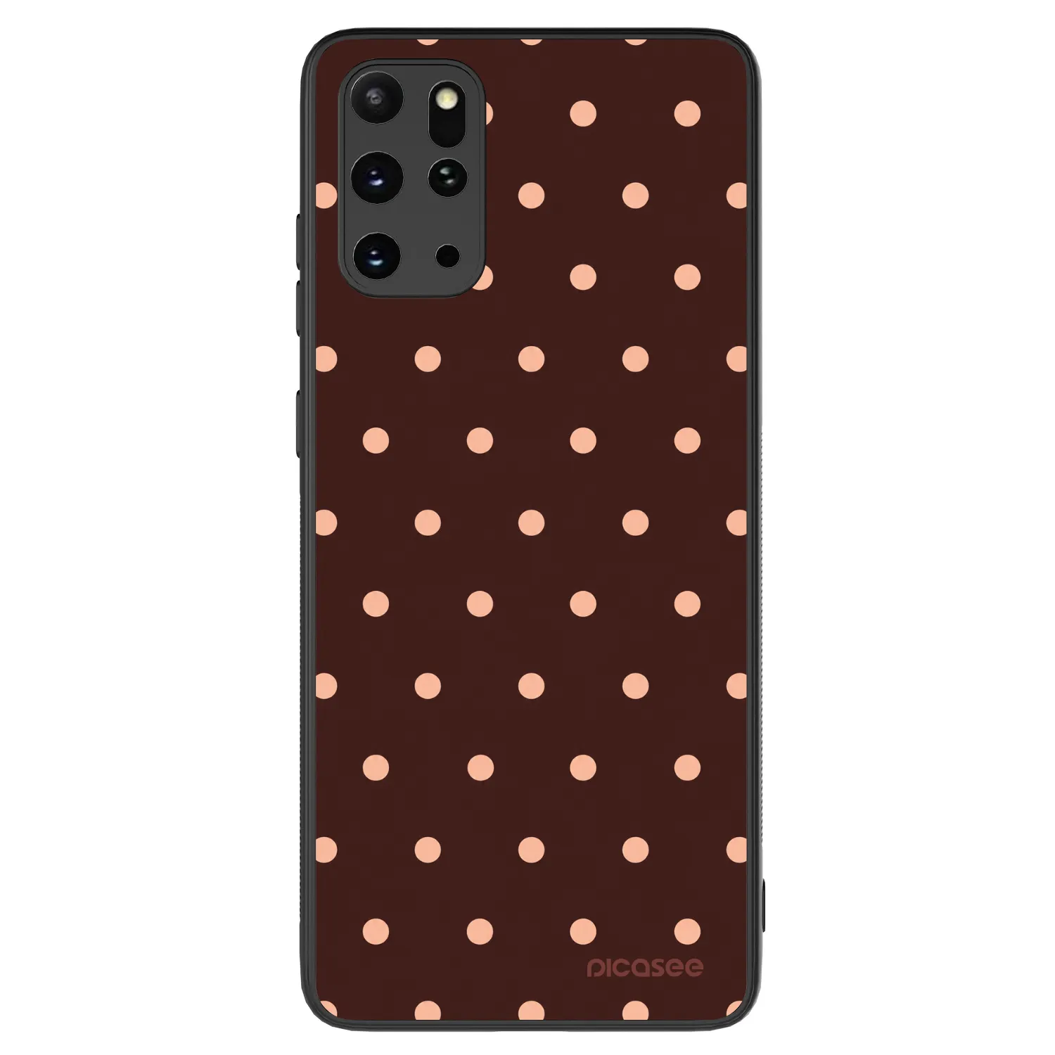 Picasee ULTIMATE CASE für Samsung Galaxy S20+ G985F - Peach Dots & Chocolate