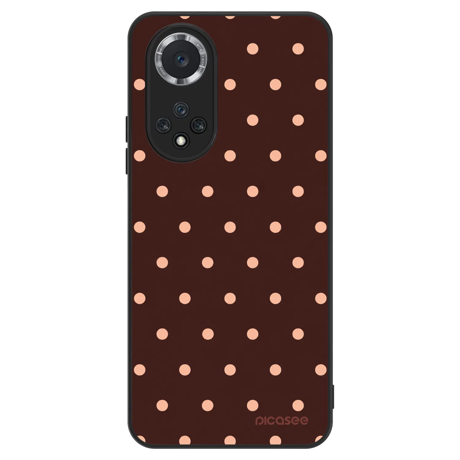 Picasee ULTIMATE CASE für Huawei Nova 9 SE - Peach Dots & Chocolate