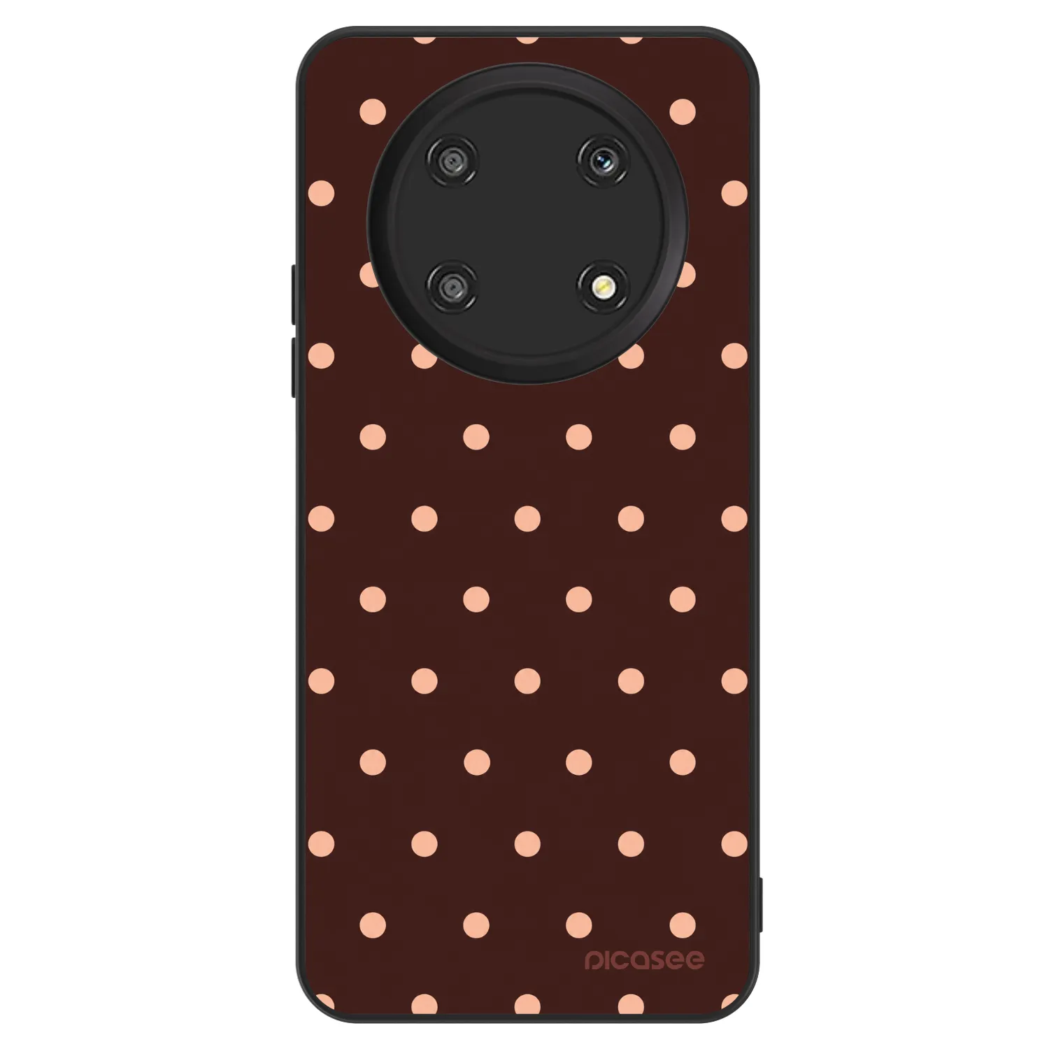 Picasee ULTIMATE CASE für Honor Magic4 Lite 5G - Peach Dots & Chocolate