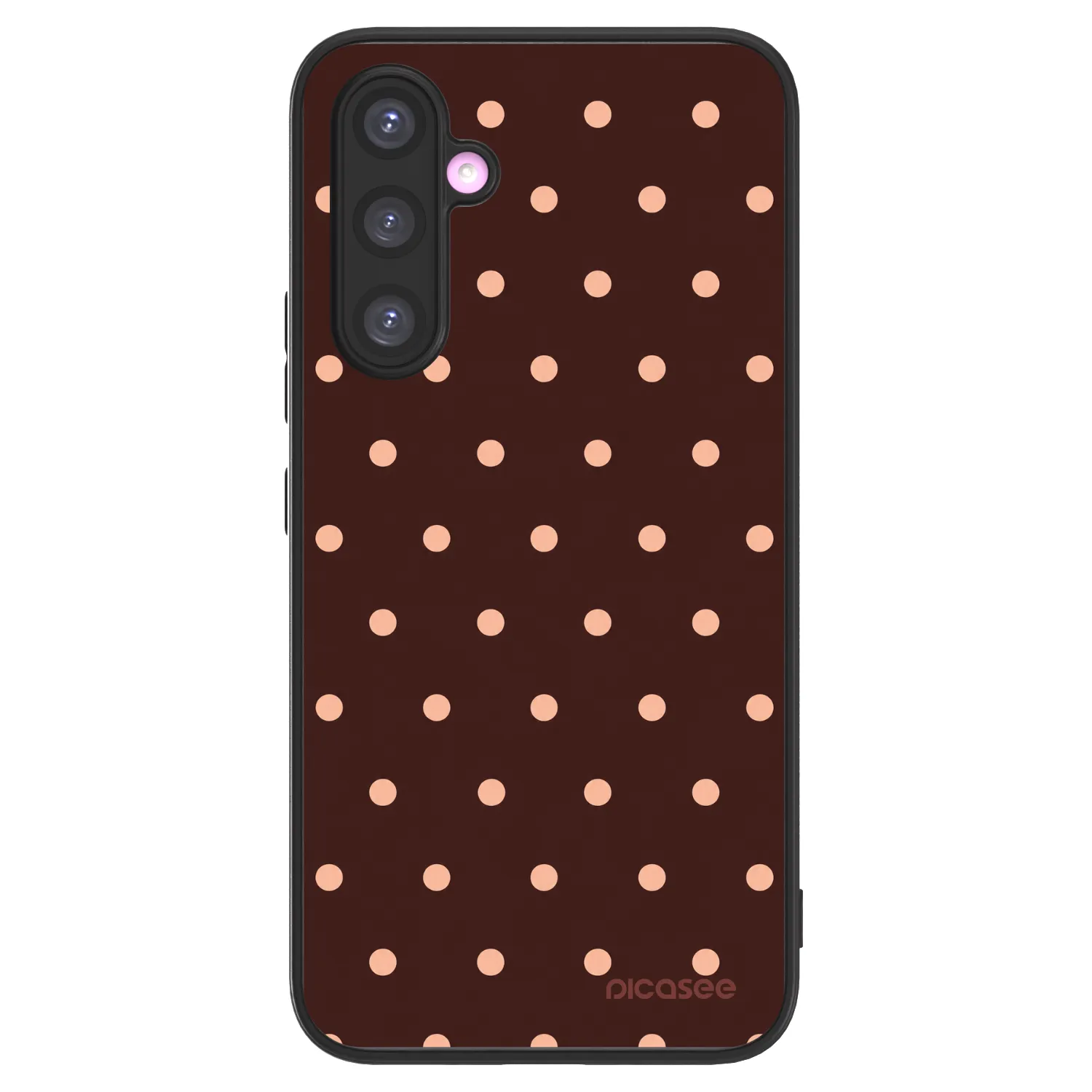 Picasee ULTIMATE CASE für Samsung Galaxy A54 5G A546B - Peach Dots & Chocolate