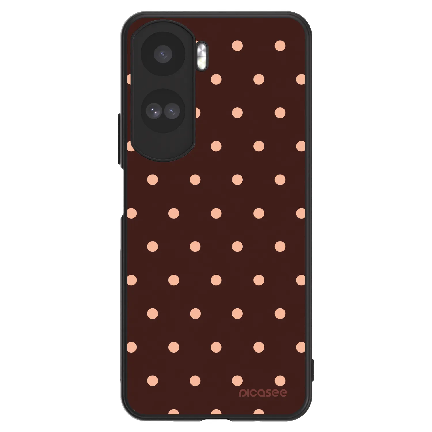 Picasee ULTIMATE CASE für Honor 90 Lite 5G - Peach Dots & Chocolate