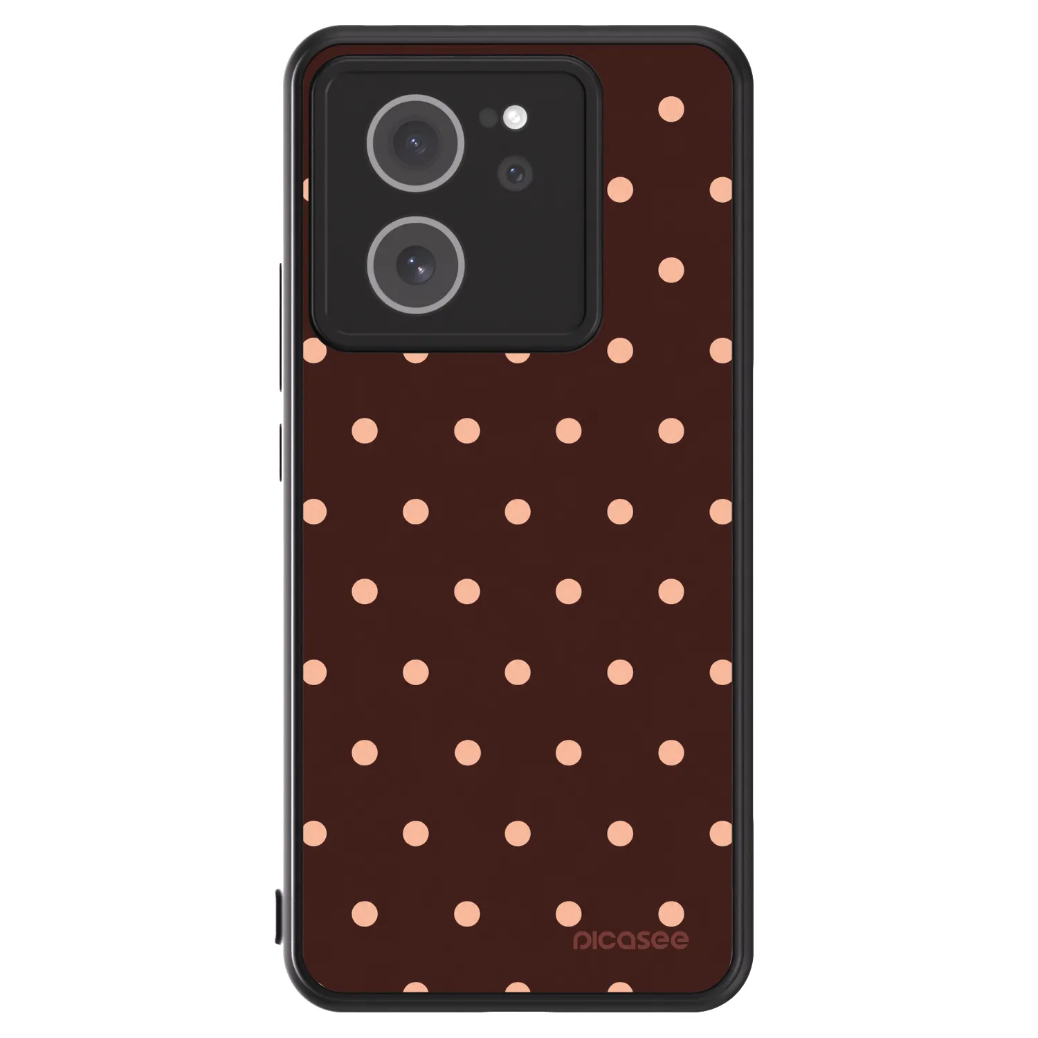 Picasee ULTIMATE CASE für Xiaomi 13T - Peach Dots & Chocolate
