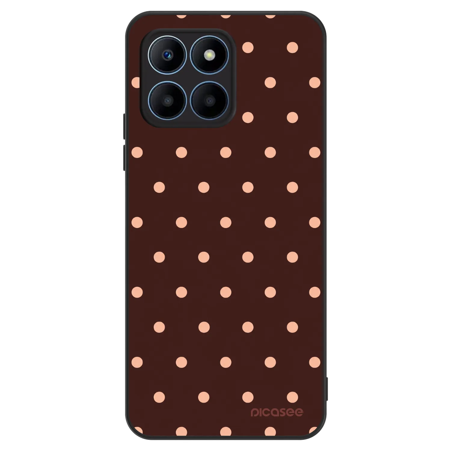 Picasee ULTIMATE CASE für Honor 70 Lite - Peach Dots & Chocolate