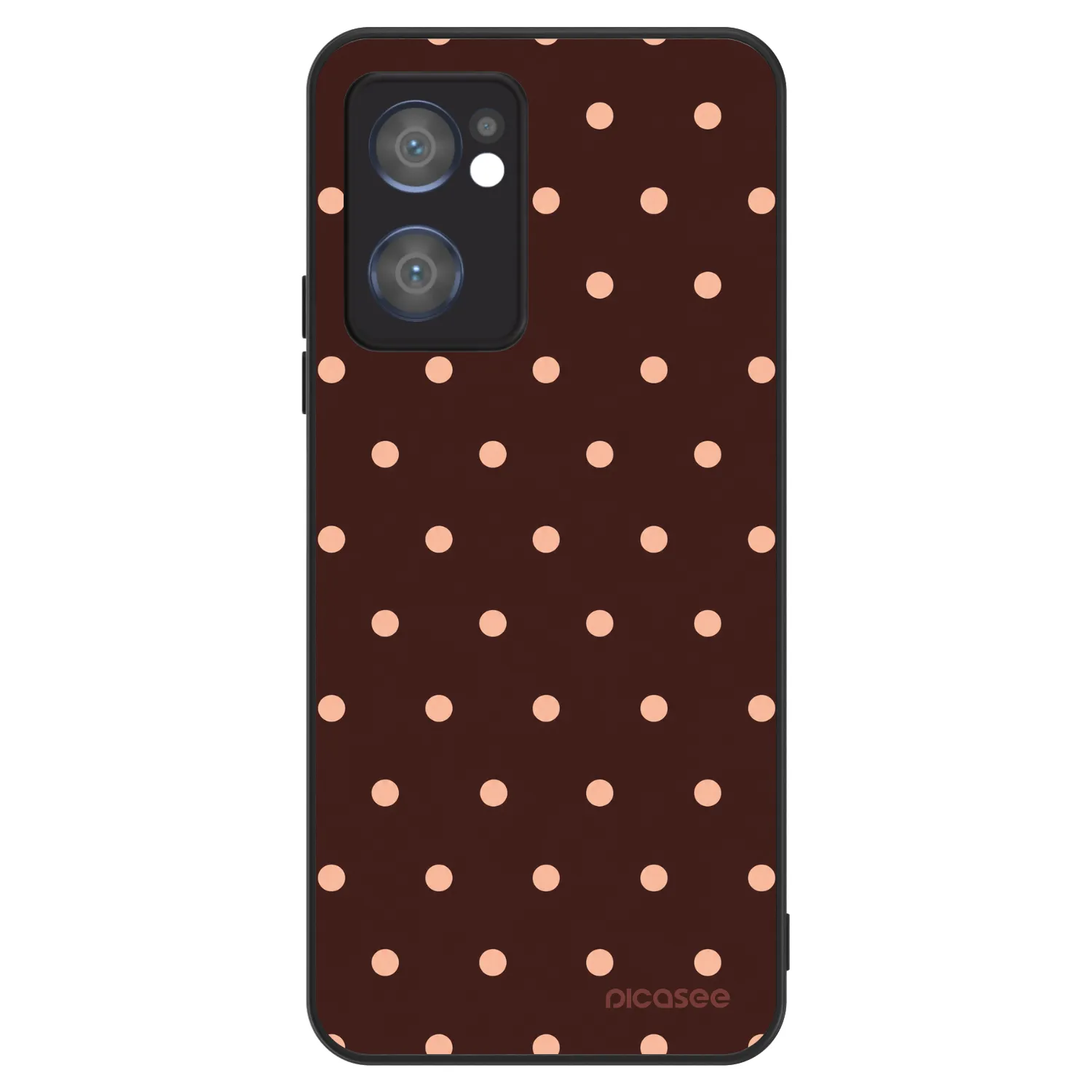 Picasee ULTIMATE CASE für OPPO Reno 7 5G - Peach Dots & Chocolate