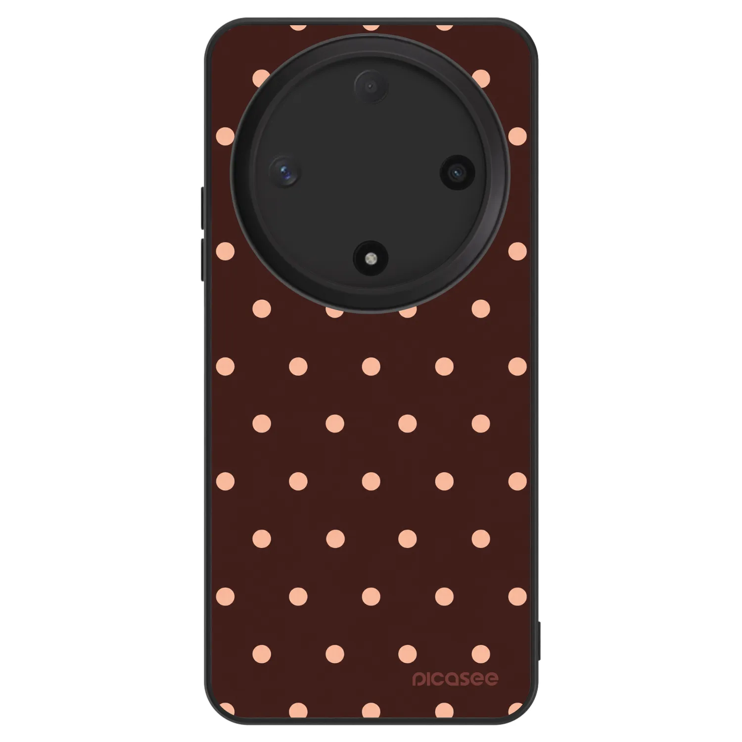 Picasee ULTIMATE CASE für Honor Magic6 Lite 5G - Peach Dots & Chocolate