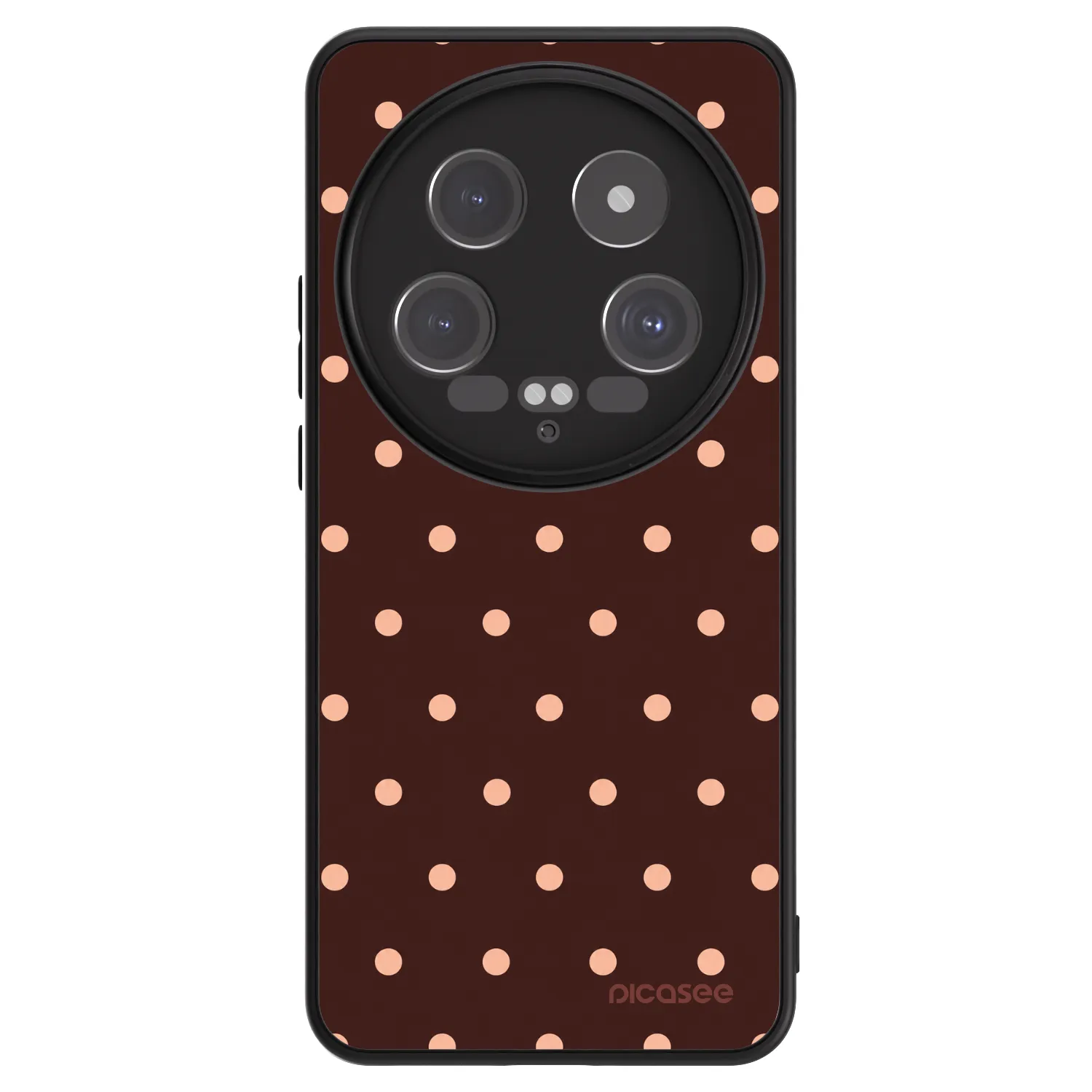 Picasee ULTIMATE CASE für Xiaomi 14 Ultra - Peach Dots & Chocolate