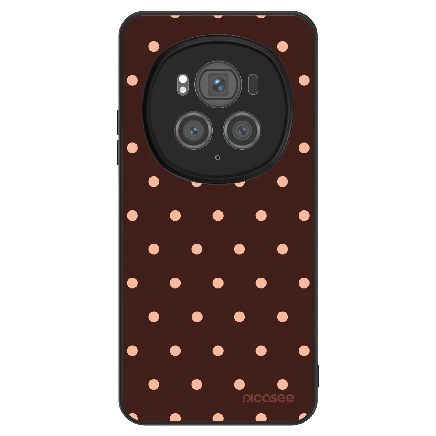 Picasee ULTIMATE CASE für Honor Magic6 Pro - Peach Dots & Chocolate