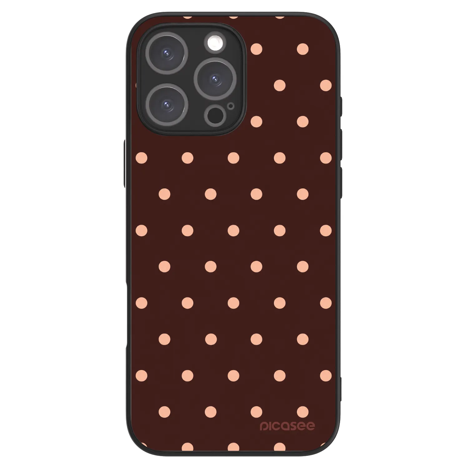 Picasee ULTIMATE CASE für Apple iPhone 16 Pro Max - Peach Dots & Chocolate