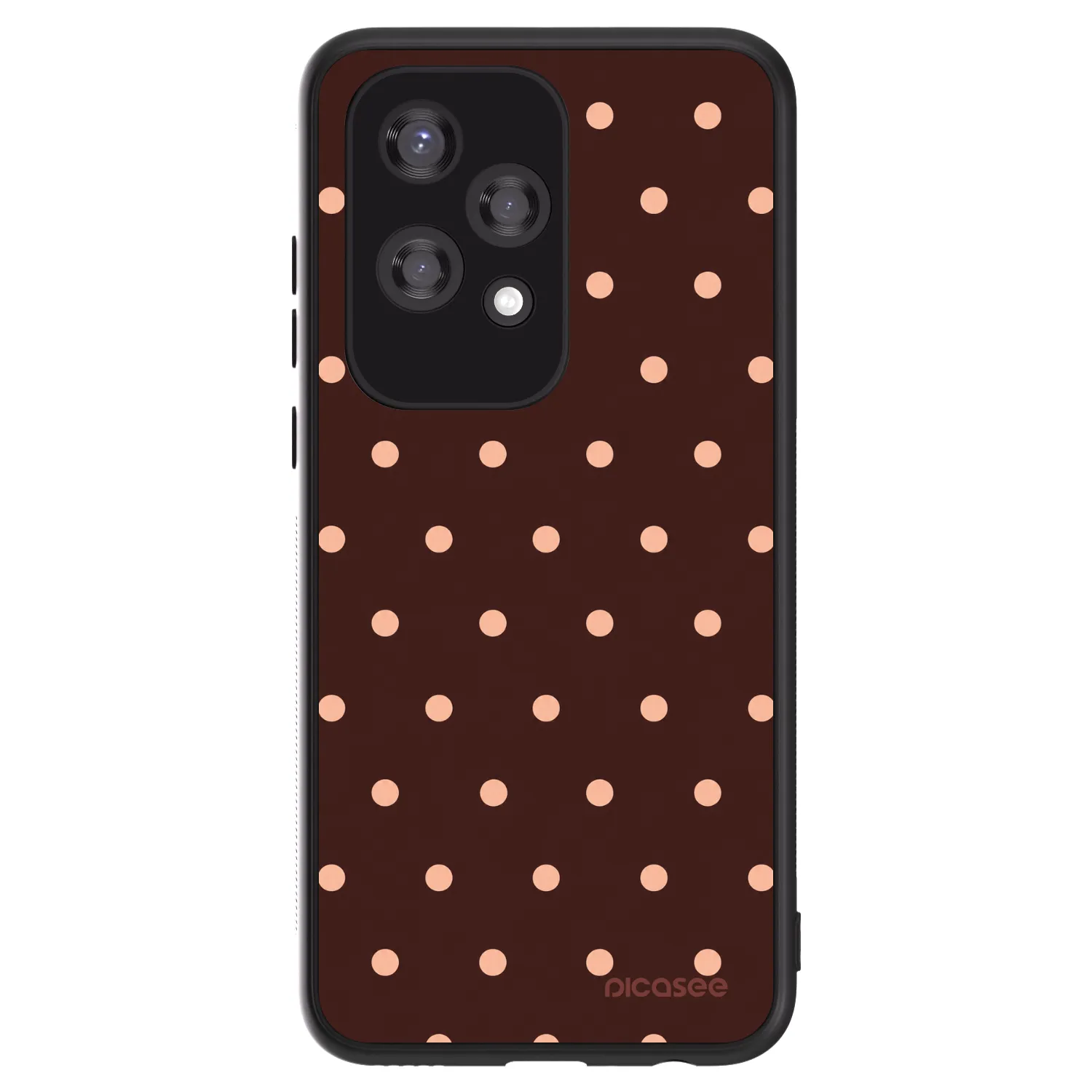Picasee ULTIMATE CASE für Honor 200 Lite - Peach Dots & Chocolate