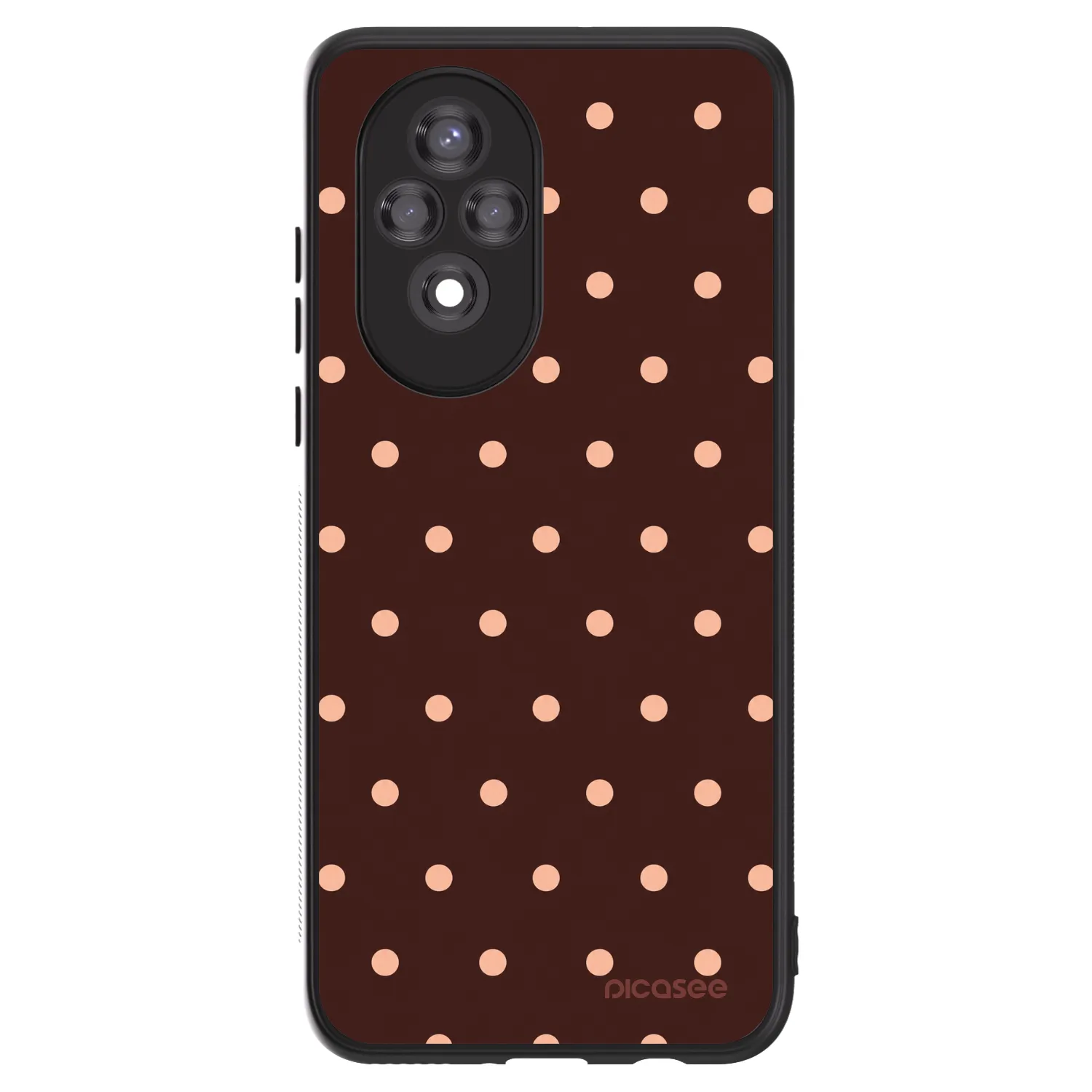 Picasee ULTIMATE CASE für Honor 200 5G - Peach Dots & Chocolate