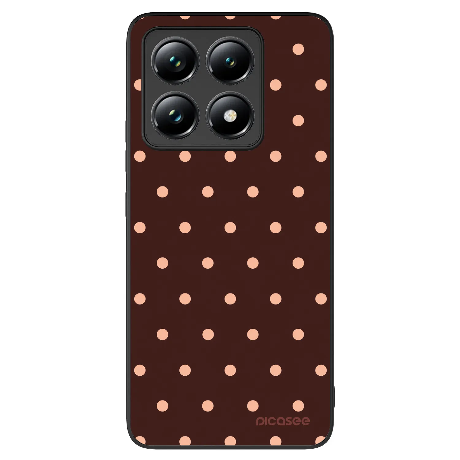 Picasee ULTIMATE CASE für Xiaomi 14T - Peach Dots & Chocolate