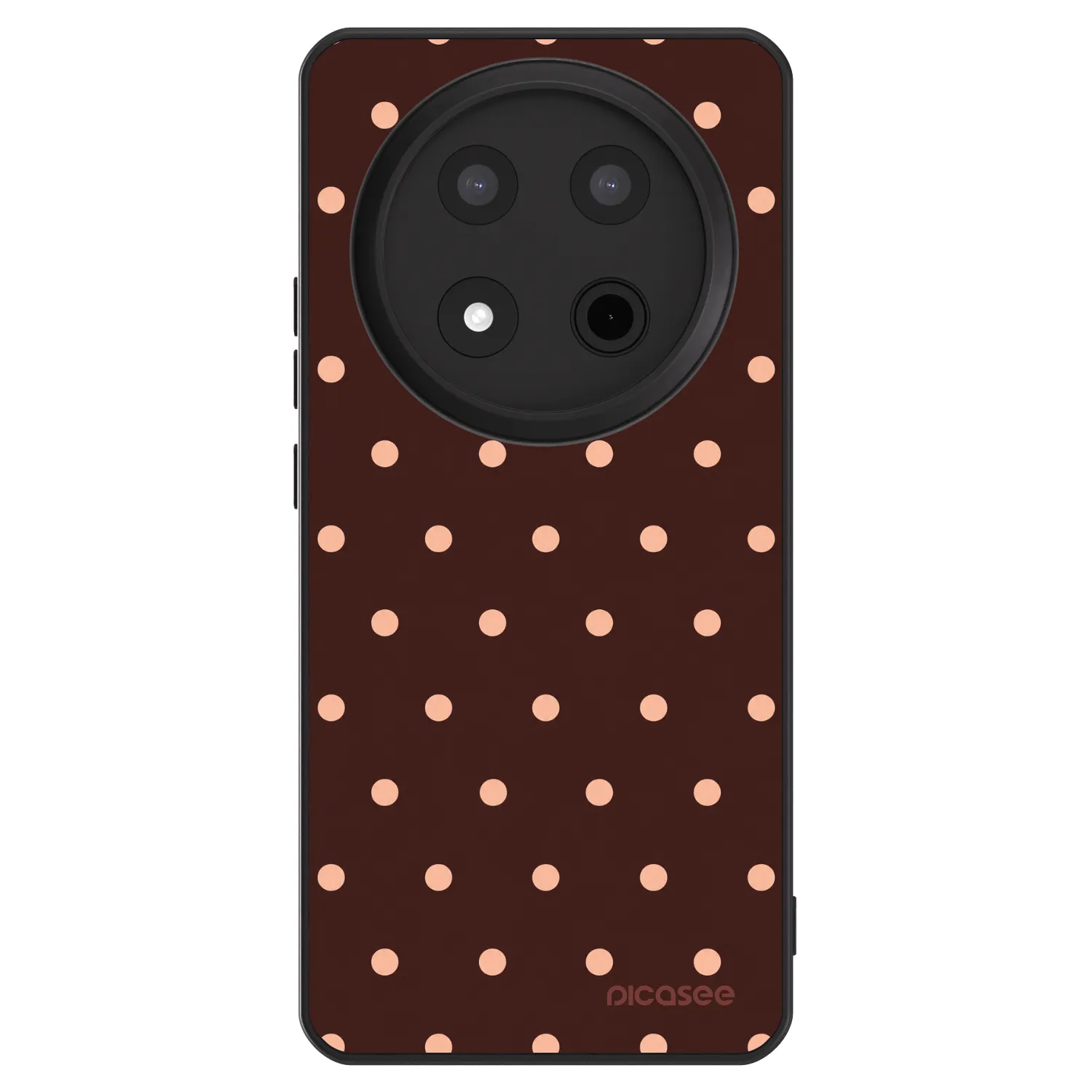 Picasee ULTIMATE CASE für Honor Magic7 Lite 5G - Peach Dots & Chocolate