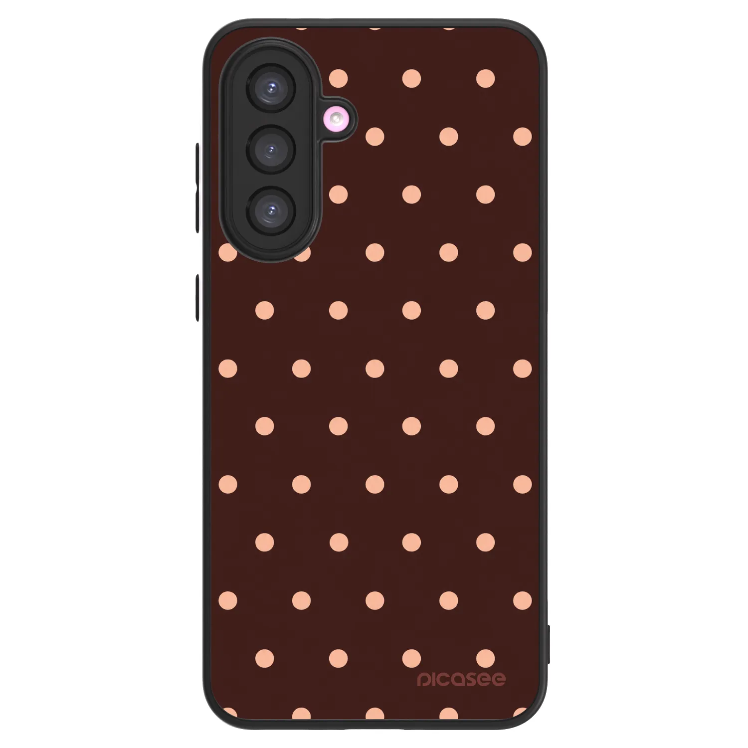 Picasee ULTIMATE CASE für Samsung Galaxy A56 5G A566B - Peach Dots & Chocolate