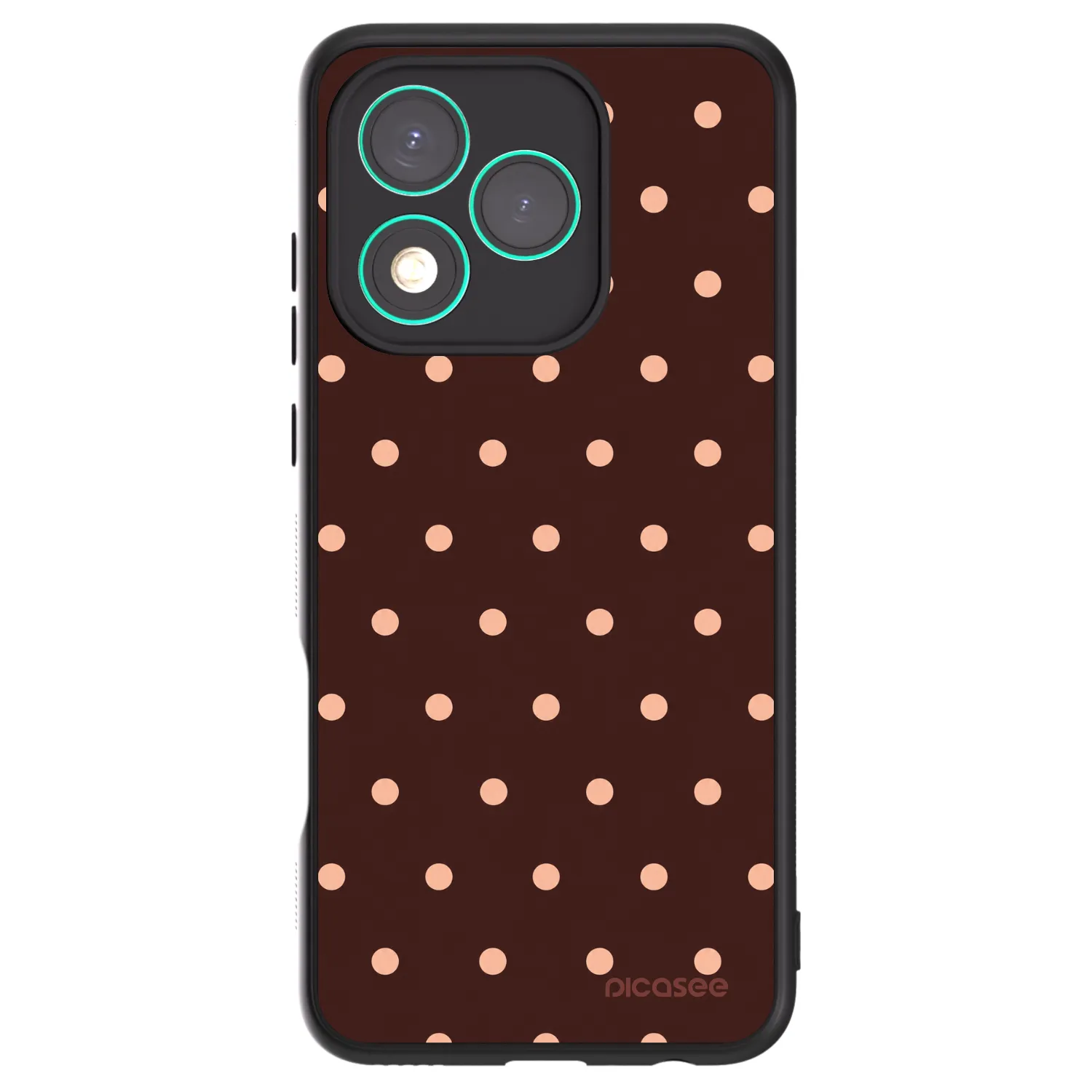 Picasee ULTIMATE CASE für Honor 400 Lite 5G - Peach Dots & Chocolate