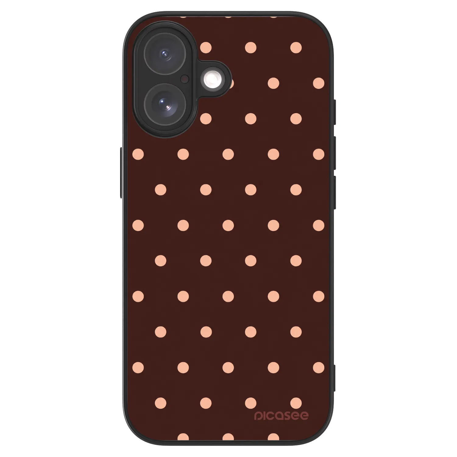 Picasee ULTIMATE CASE für Apple iPhone 17 - Peach Dots & Chocolate