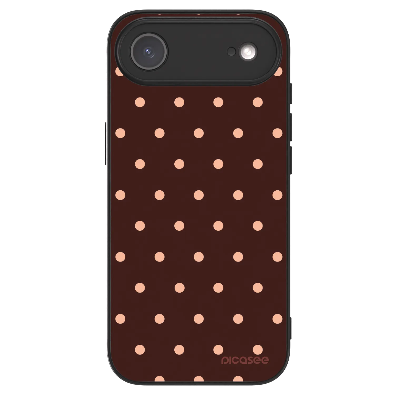 Picasee ULTIMATE CASE MagSafe für Apple iPhone Air - Peach Dots & Chocolate