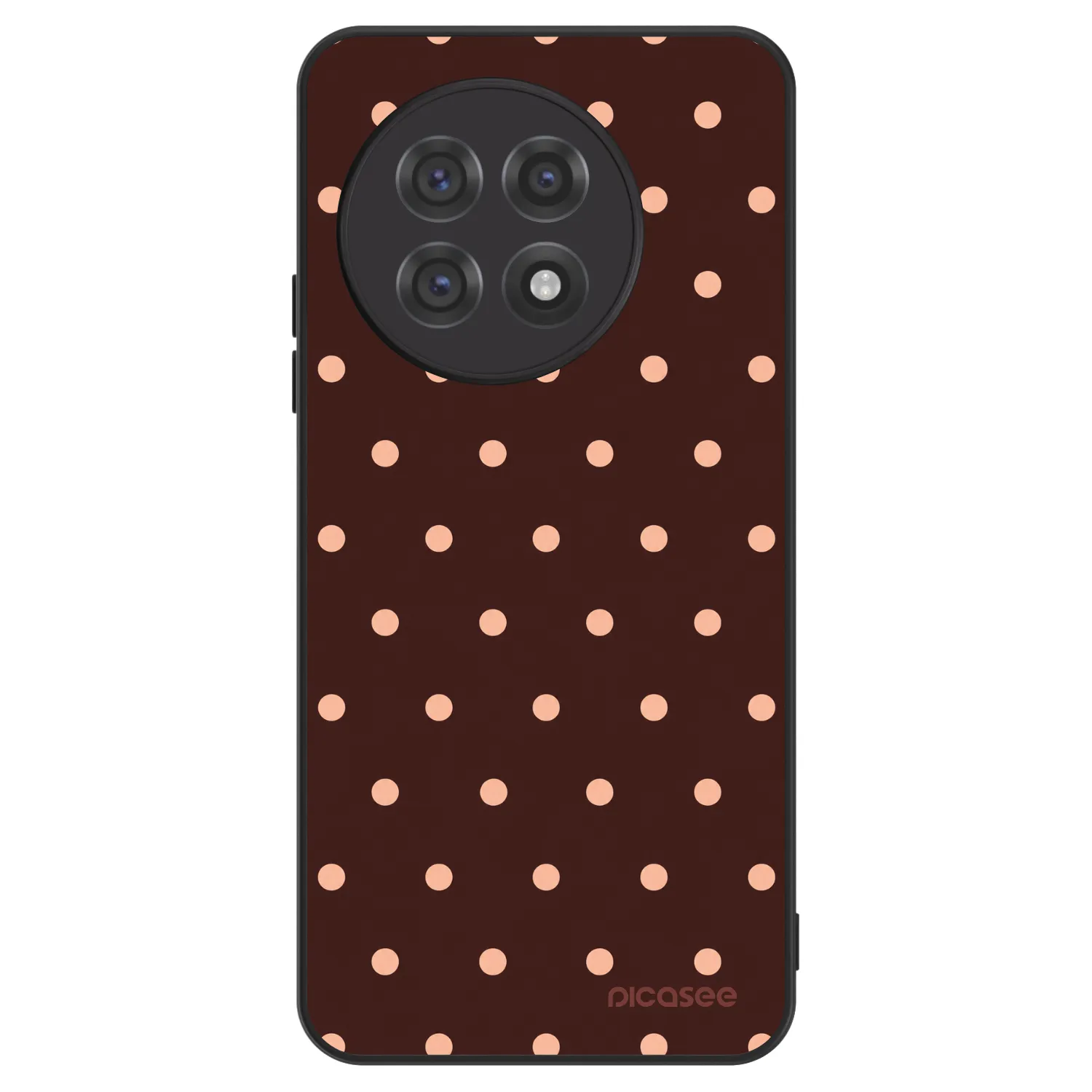 Picasee ULTIMATE CASE für OnePlus 13R 5G - Peach Dots & Chocolate