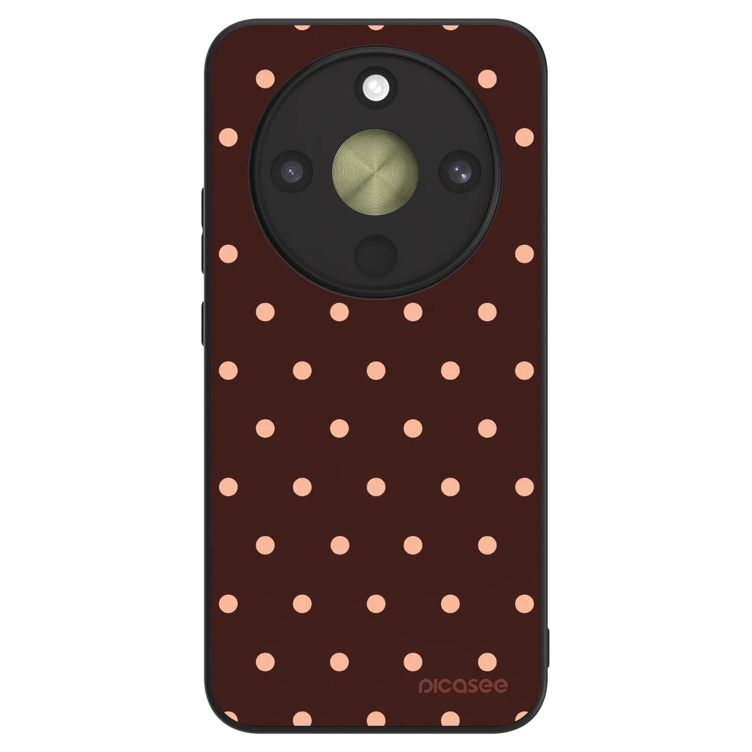 Picasee ULTIMATE CASE für Honor Magic8 Lite 5G - Peach Dots & Chocolate