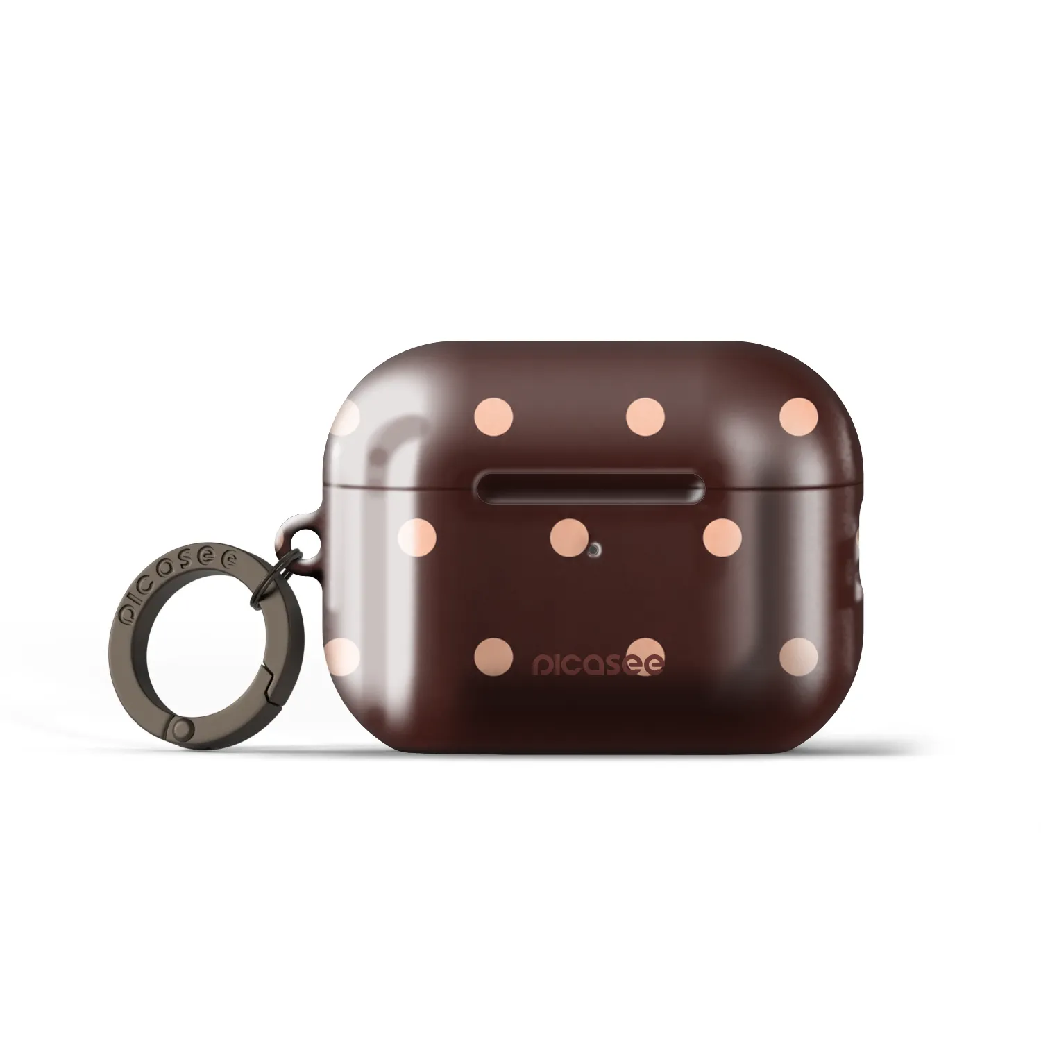 Picasee Obal pro Apple AirPods Pro 2 - Peach Dots & Chocolate