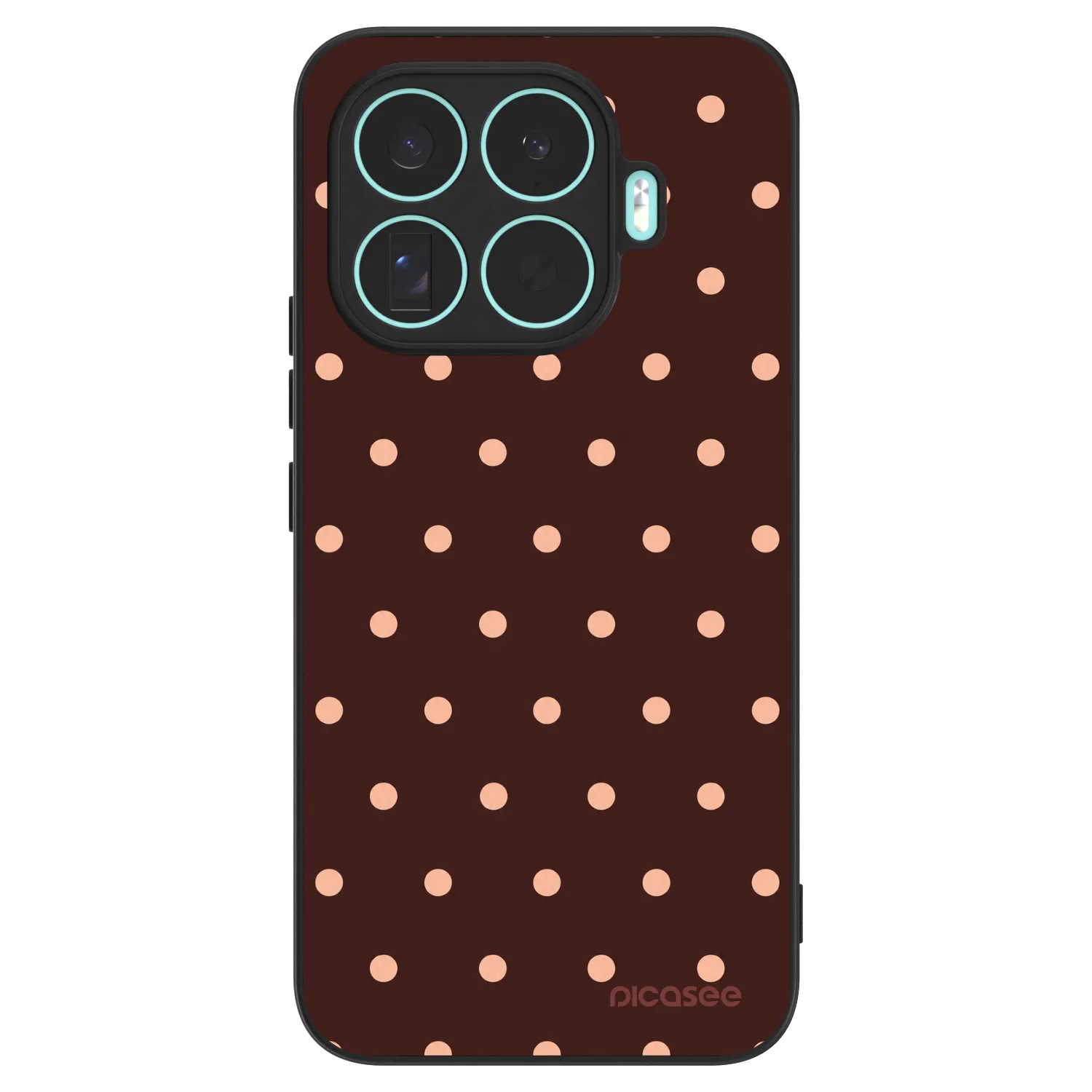 Picasee ULTIMATE CASE für Xiaomi 17T Pro - Peach Dots & Chocolate