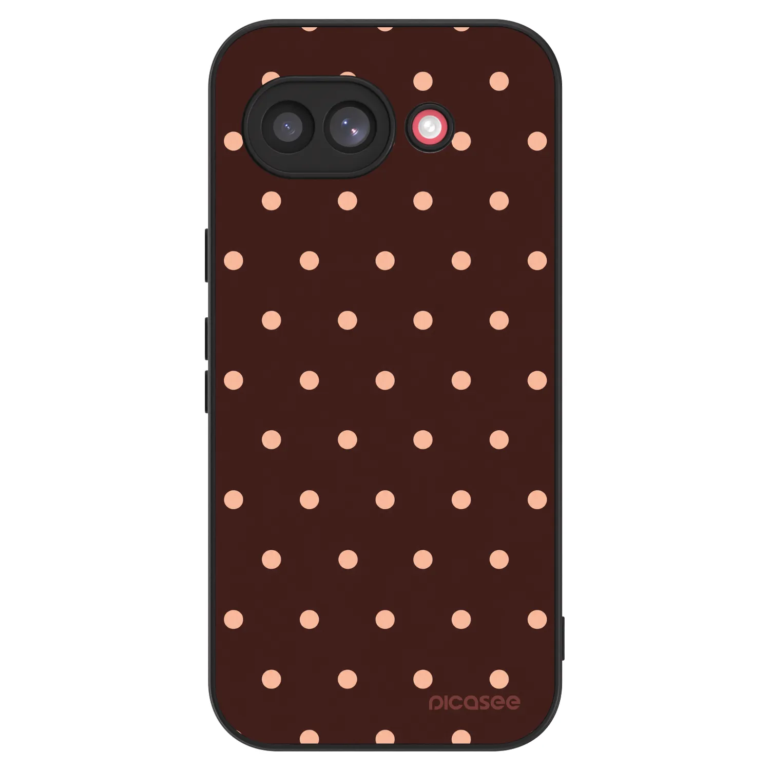 Picasee ULTIMATE CASE für Google Pixel 10a - Peach Dots & Chocolate