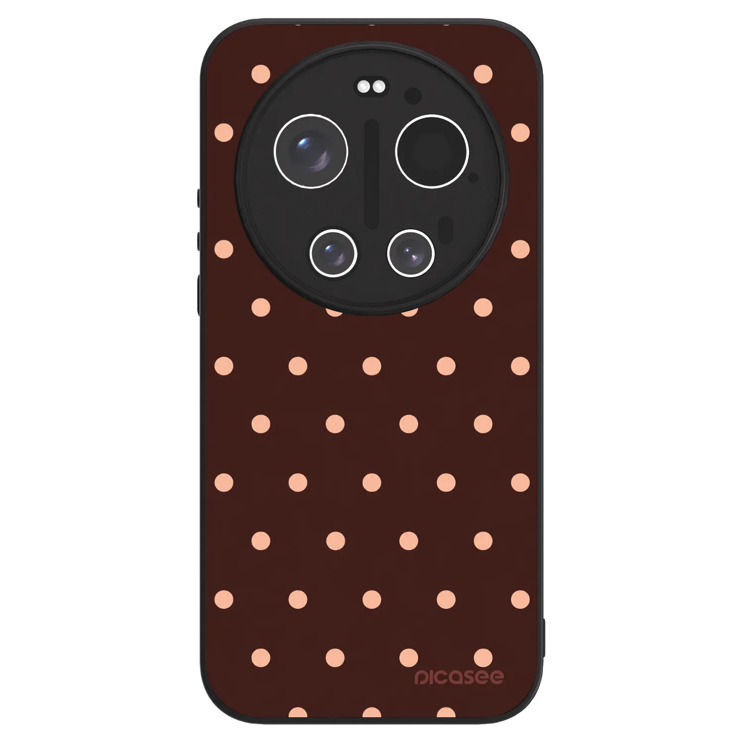 Picasee ULTIMATE CASE PowerShare für Xiaomi 17 Ultra - Peach Dots & Chocolate